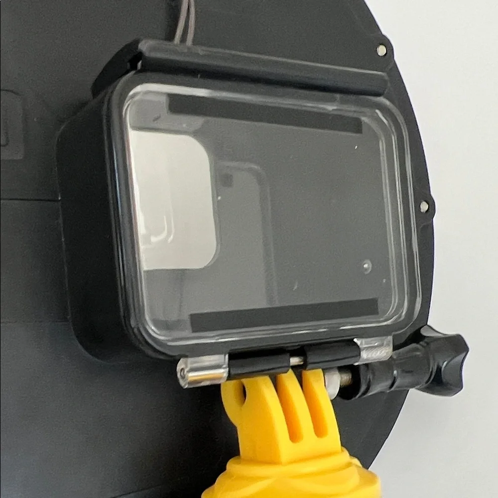 Floating dome underwater goPro 5/6/7 Camera Handle with Teal Wrist Strap